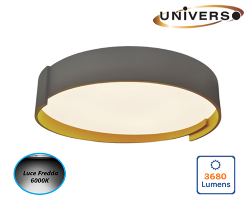 Lampadario LED 46W da Soffitto Luce Fredda 6500K 3680Lm