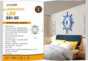 Applique da Parete o Soffitto LED 40W Tonalità Luce 3in1