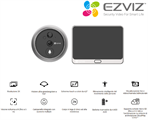 Campanello con Spioncino Senza Fili Display Touch 4,3