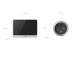 Campanello con Spioncino Senza Fili Display Touch 4,3