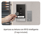 Videocitofono Smart Connesso Kit con Schermo Touch 7 Tastierino