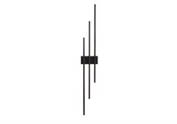 Applique a muro led nero 23W 3000K da interno luce parete