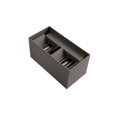 Applique led per esterno up down 24w grigio 3000K ip65