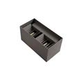 Applique led per esterno up down 24w grigio 6400K ip65