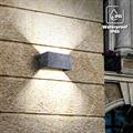 Applique led per esterno up down 24w grigio 6400K ip65