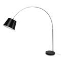 Lampada da Terra in Metallo con Portalampada E27 Altezza 196cm