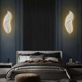 Applique a muro led a foglia bianca e oro 12w 3 colori