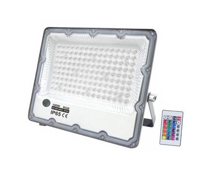 Faro led RGB 100W smd alta luminosità con telecomando