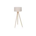 Lampada da Terra in Legno con Portalampada E27 Altezza 143cm