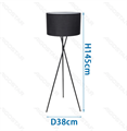Lampada da Terra in Metallo con Portalampada E27 Altezza 145cm
