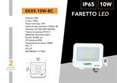 Faro led 10W bianco luce calda 3000k universo