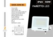 Faro led 50W bianco luce calda 3000k universo