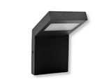 Applique a muro led per esterno 10w grigio scuro ip54 4000K