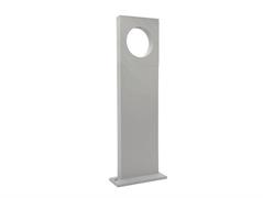 Paletto da giardino led moderno bianco in alluminio 12w 6000K