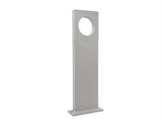 Paletto da giardino led moderno bianco in alluminio 12w 4000K