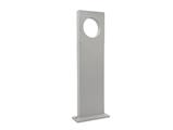 Paletto da giardino led moderno bianco in alluminio 12w 4000K