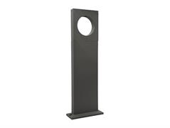 Paletto da giardino led moderno grigio in alluminio 12w 3000K