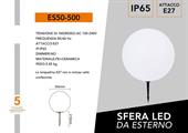 Palla giardino con picchetto 50cm 1xE27 IP65