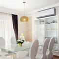 Lampadario LED in Legno a Sospensione con Portalampada E27