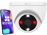 TELECAMERA DOME WI-FI DA ESTERNO IP67 LUCE STROBO E SIRENA Ezviz