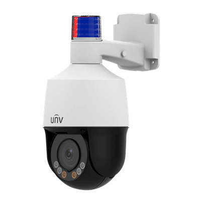 Telecamera speed dome motorizzata IP 2mpx 4x sirena lampeggiante