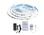 Kit Strip LED RGB 24v 13W/m con Telecomando e Alimentatore IP20