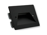 Segnapasso Nero ad Incasso LED 3W 503 Tonalità Luce 3in1