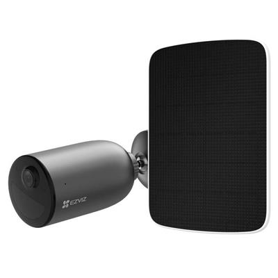 Telecamera bullet wi-fi con pannello solare 2K ezviz con AI ezvi