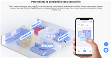 Robot Aspirapolvere Lavapavimenti Smart WiFi con Stazione EZVIZ