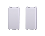 Falso Polo bianco Kit 2pz Compatibile con Vimar® Plana