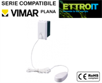 Pulsante con corda 10A Bianco Compatibile con Vimar® Plana