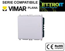 Interruttore 2P Unipolare Compatibile con Vimar® Plana