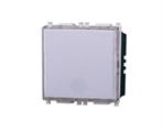 Pulsante Portanome 2P Bianco Compatibile con Vimar® Plana