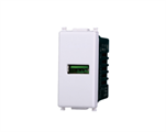 Presa USB 2.1A Bianca Compatibile con Vimar® Plana