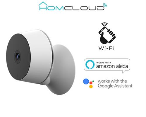 Telecamera wi-fi da interno fullhd 2mpx homecloud alexa google