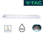 Plafoniera Doppio Tubo LED 18W Luce Fredda 6400K IP20 60cm