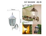 Lampada da Parete Shabby con Portalampada E27 IP54