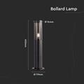 Piantana LED da Giardino 45cm con Portalampada E27