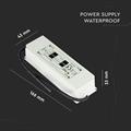 Alimentatore in Plastica 60W 12V 5A Colore Bianco IP67