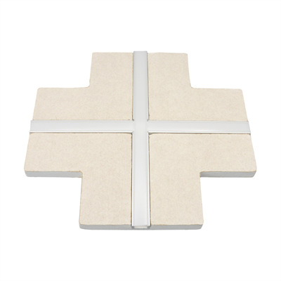 Giunta a croce cartongesso per profili led striscia