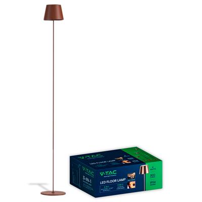 Lampada Touch Ricaricabile LED 4W Regolabile Luce Calda corten