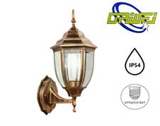 Lampada da Parete Bronzo con Portalampada E27 IP54