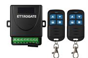 Kit radio univ. 2 canali per automazione cancelli / luci / tende