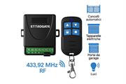 Kit radio univ. 2 canali per automazione cancelli / luci / tende