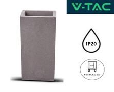 Lampada LED da Muro in Cemento Portalampada Attacco G9 UP&DOWN
