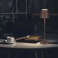 Lampada LED da Tavolo 2W Colore corten in Alluminio wireless