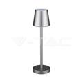 Lampada LED da Tavolo Ricaricabile 3W Touch Dimmerabile 3in1