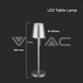 Lampada LED da Tavolo Ricaricabile 3W Touch Dimmerabile 3in1