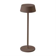Lampada LED da Tavolo 2W Colore Corten in Alluminio ricaricabile
