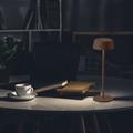 Lampada LED da Tavolo 2W Colore Corten in Alluminio ricaricabile